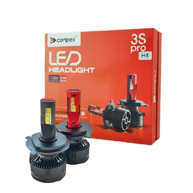 لامپ هدلایت خودرو دو حالته کانپکس مدل 3SPRO پایه H4 بسته دو عددی
