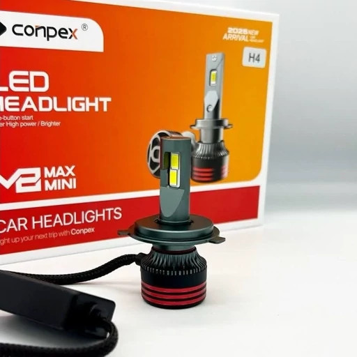 هدلایت کانپکس مدل M8MAX MINI پایه H4 بسته دوعددی