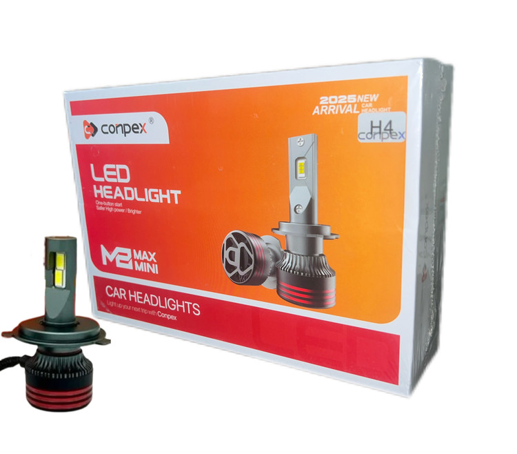 هدلایت کانپکس مدل M8MAX MINI پایه H4 بسته دوعددی