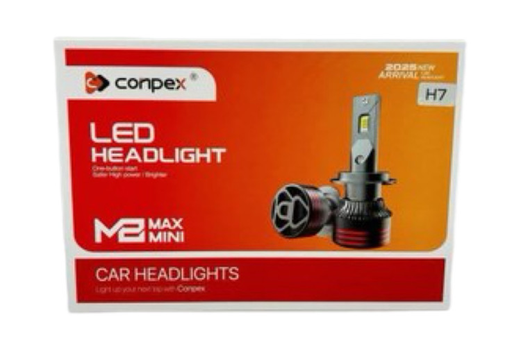 هدلایت کانپکس مدل M8MAX MINI پایه H7 بسته دوعددی
