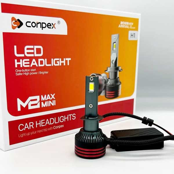هدلایت کانپکس مدل M8MAX MINI پایه H1 بسته دوعددی