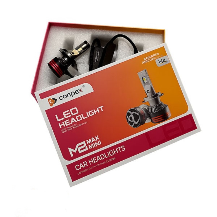 هدلایت کانپکس مدل M8MAX MINI پایه H4 بسته دوعددی